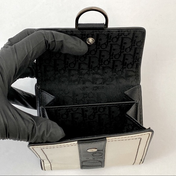 Christian Dior logo-tape tri-fold wallet - Picture 5 of 13